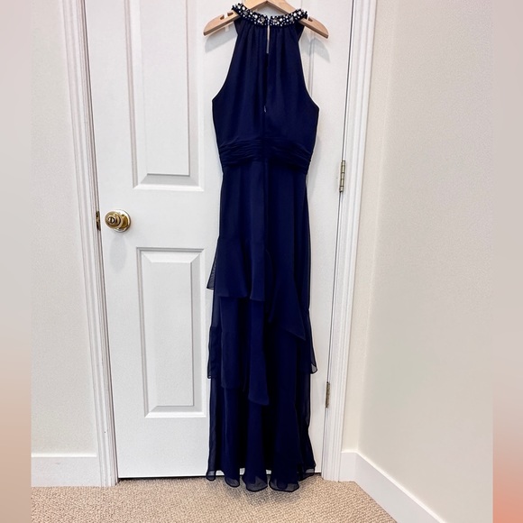 Eliza J from Nordstrom full length evening gown-Royal Blue - Picture 9 of 12